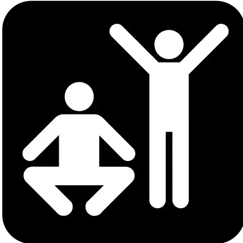 Pictogramme étirements